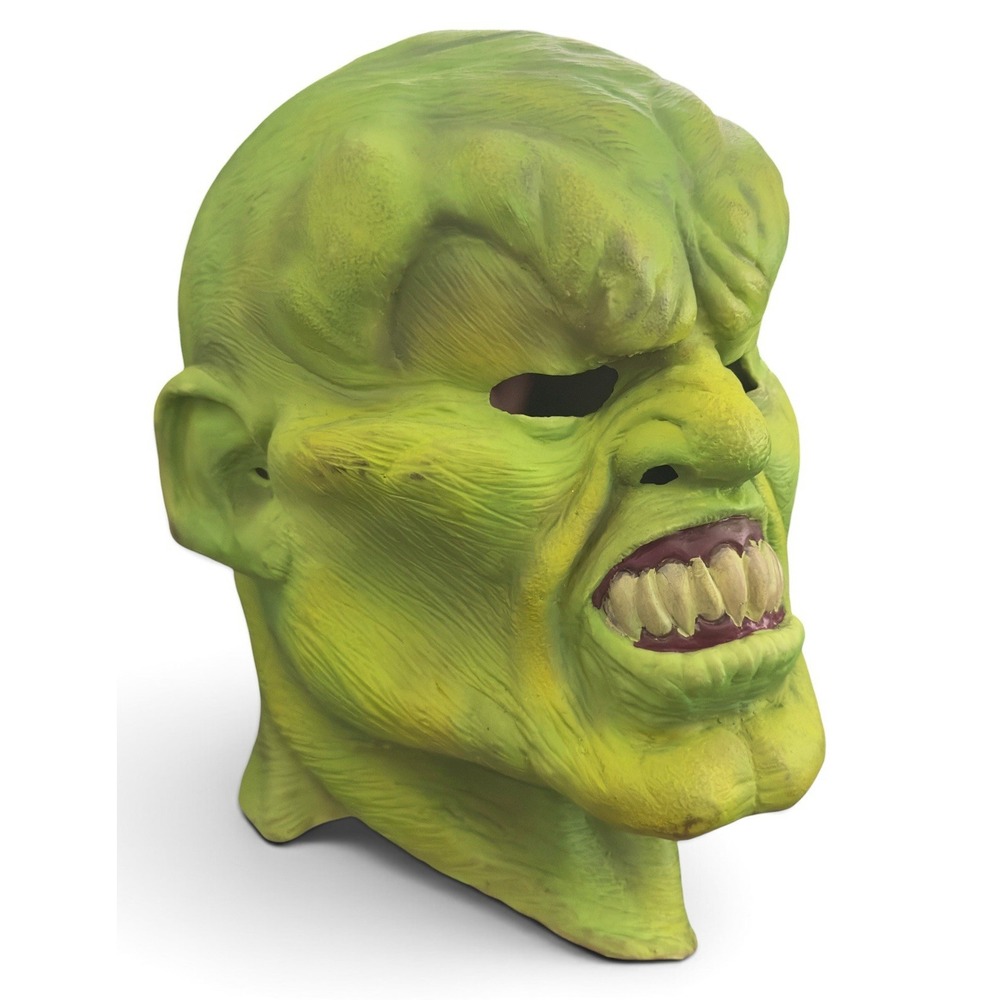 Vtg 90's Goosebumps The Haunted Mask Halloween Latex Mask  With Back Logo‎